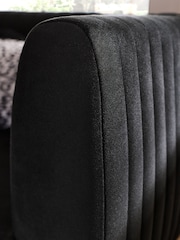 Soft Velvet Black Evie Petite Sofa - Image 3 of 10