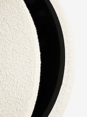 Casual Boucle Oyster Stella Upholstered Storage Coffee Table - Image 8 of 9