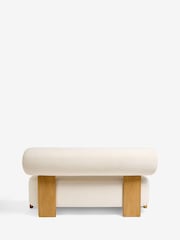 Cosy Boucle Ivory Natural Nellie Accent Sofa Chair - Image 7 of 9