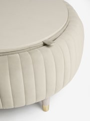 Soft Velvet Pebble Natural Evie Coffee Table - Image 10 of 11