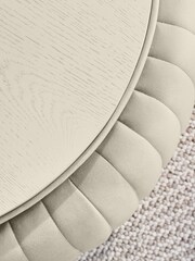 Soft Velvet Pebble Natural Evie Coffee Table - Image 6 of 11