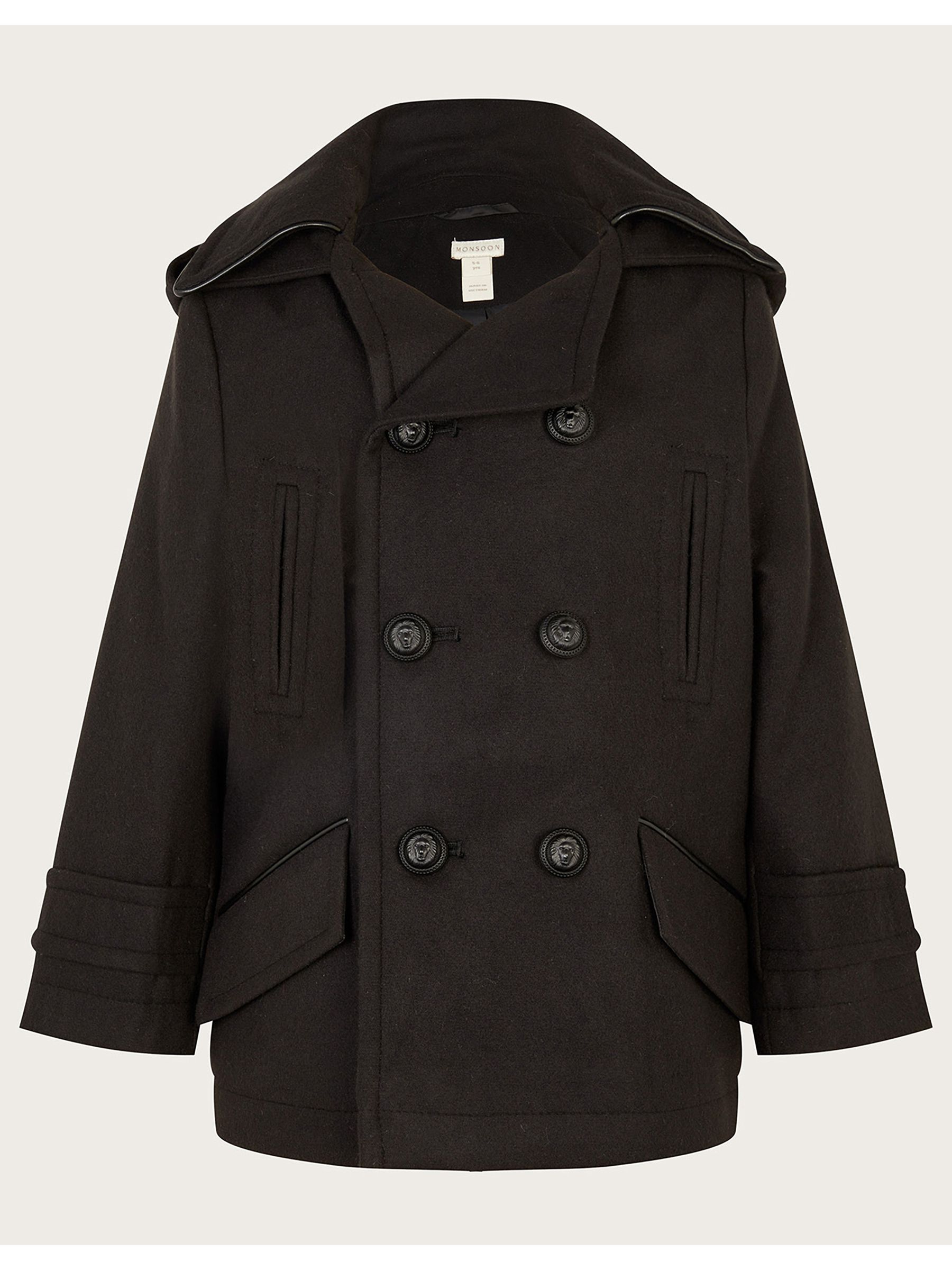 Rain peacoat store
