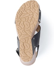 Pavers Black Ladies Smart Sandals - Image 5 of 5
