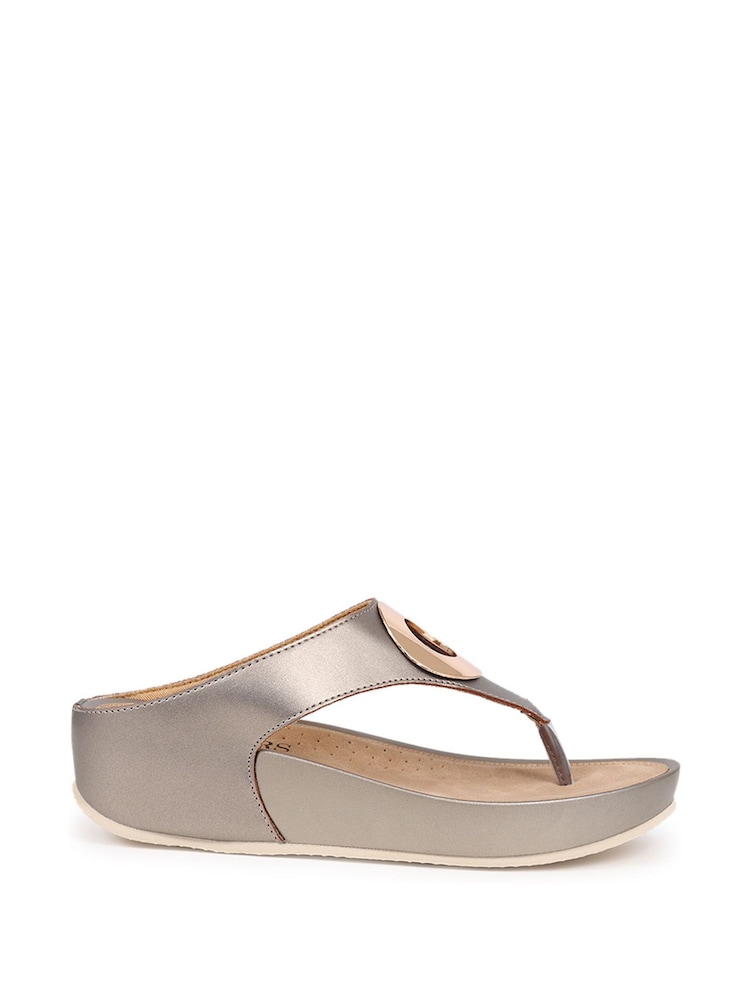 Pavers Natural Toe Post Sandals - Image 1 of 5