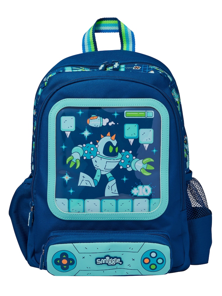 Smiggle Blue Junior Happy Tales Character Backpack - Image 1 of 6