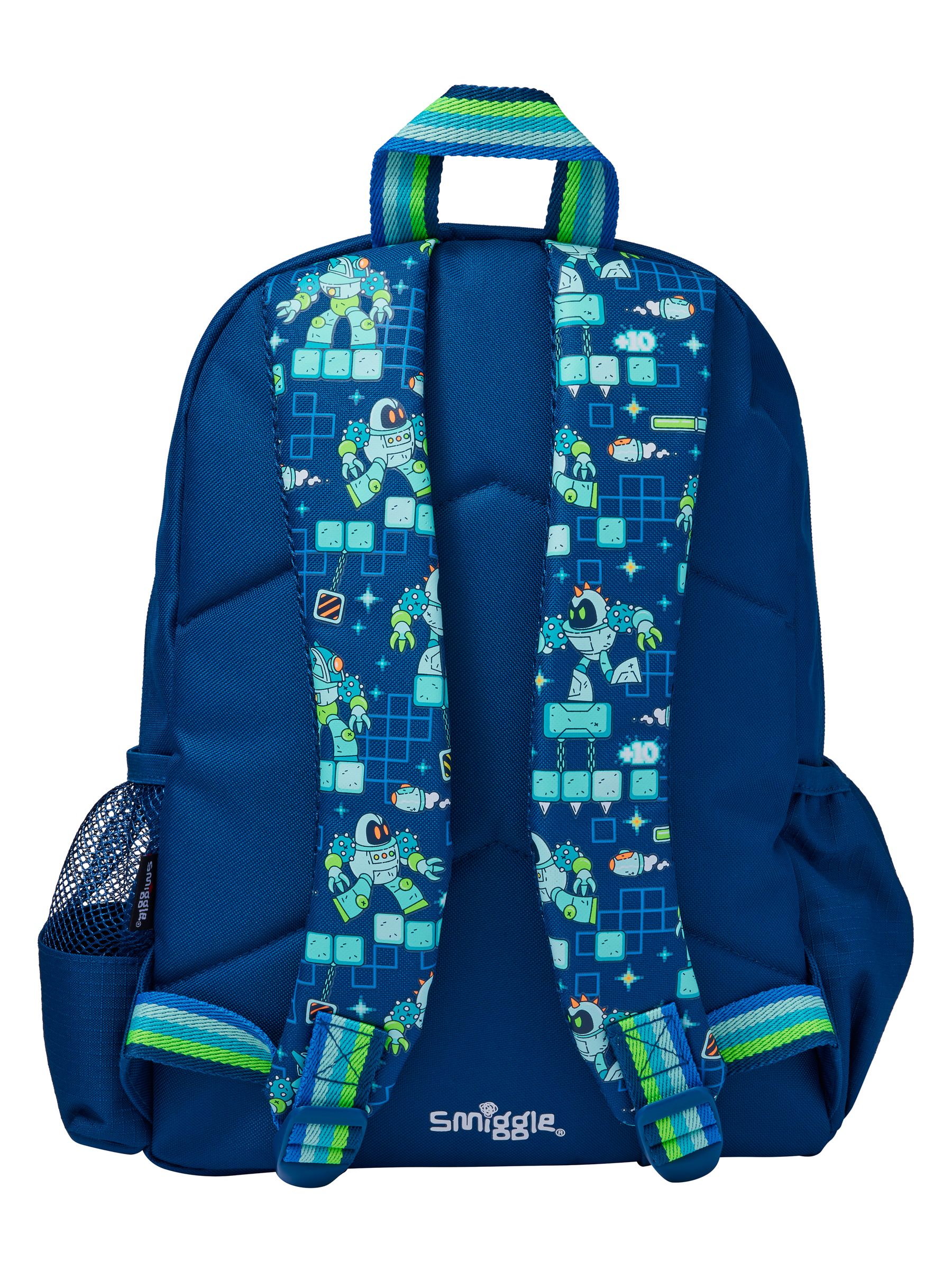 Buy Smiggle Blue Junior Happy Tales Character Backpack from