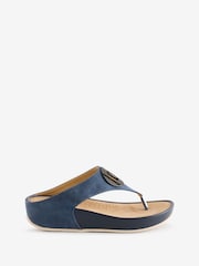 Pavers Blue Toe Post Sandals - Image 1 of 5