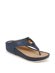 Pavers Blue Toe Post Sandals - Image 2 of 5
