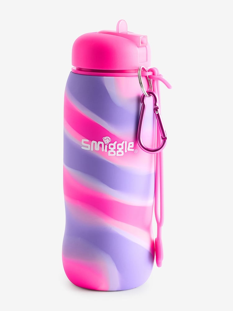Rosa - Smiggle Freestyle Silicone Bottle 630ML - Imagen 1 de 4