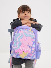 Smiggle Purple Junior Happy Tales Character Backpack - Image 4 of 4