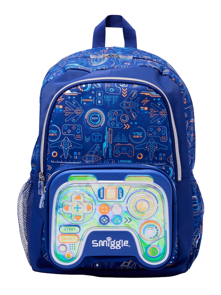 Smiggle Blue Beta Classic Backpack - Image 1 of 3