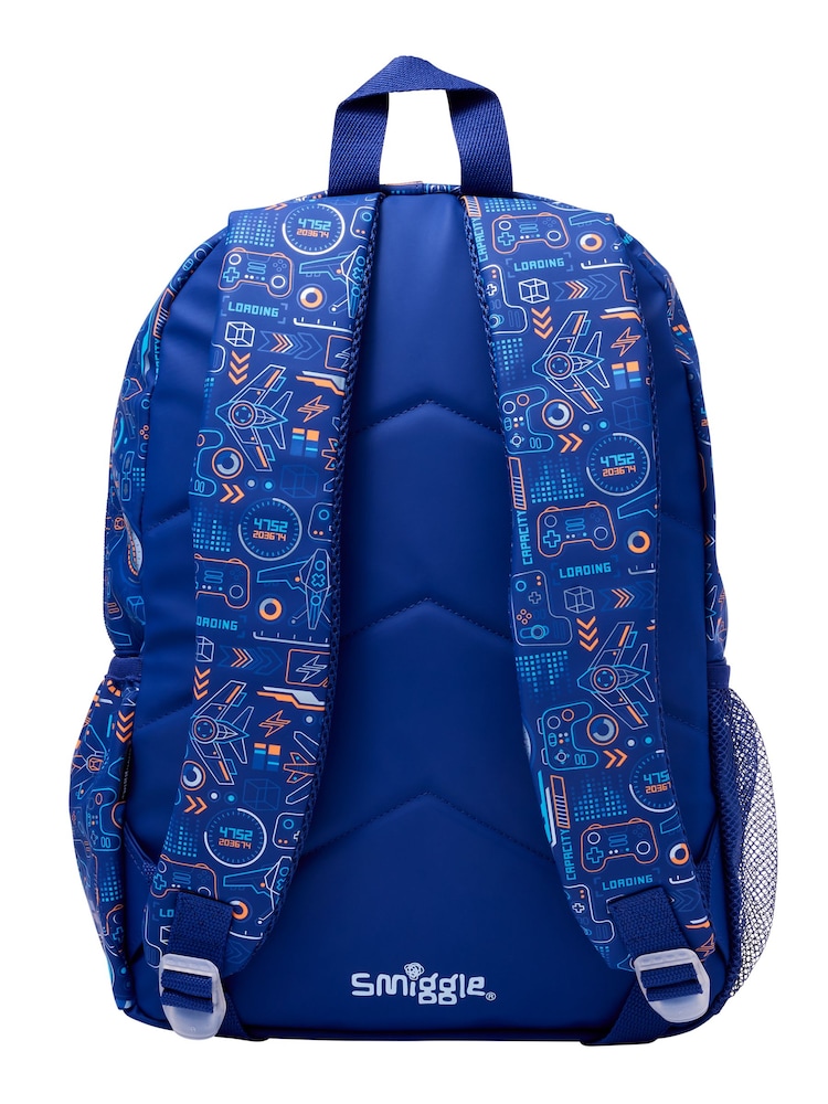 Smiggle Blue Beta Classic Backpack - Image 2 of 3