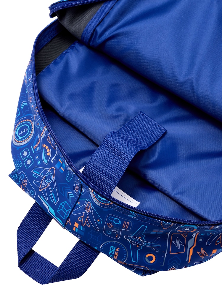 Smiggle Blue Beta Classic Backpack - Image 3 of 3