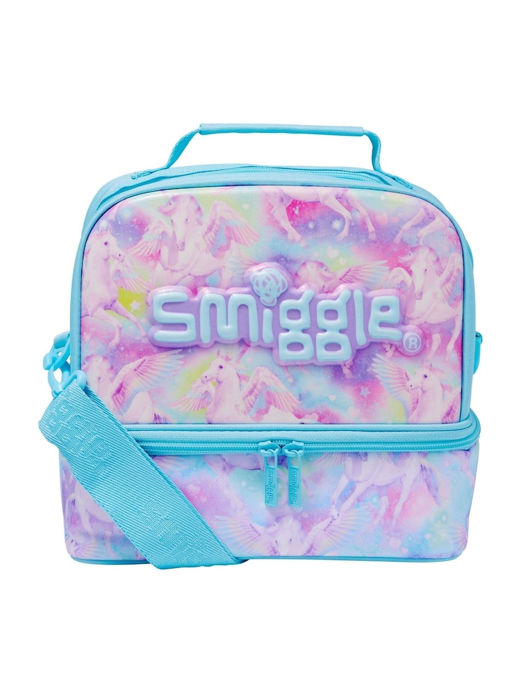 Smiggle Light Blue Freestyle Double Decker Lunchbox - Image 1 of 3