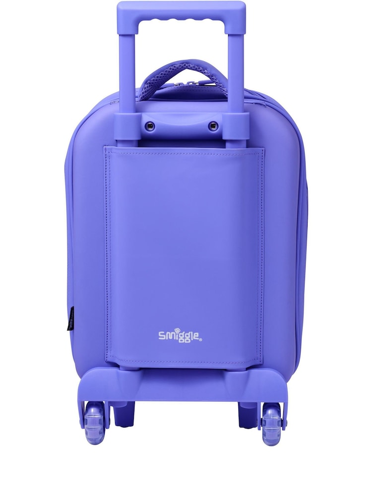 Smiggle Purple Happy Tales Junior Hardtop Trolley Bag - Image 2 of 5
