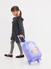 Smiggle Purple Happy Tales Junior Hardtop Trolley Bag - Image 5 of 5