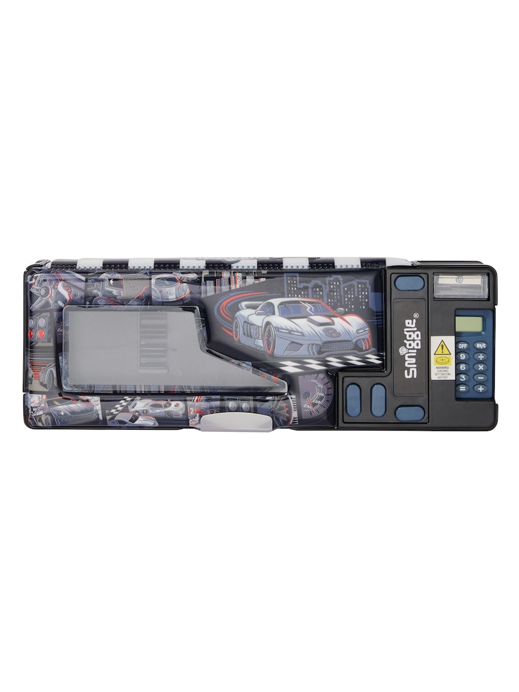 Smiggle Dark Black Limitless Pop Out Pencil Case - Image 1 of 4