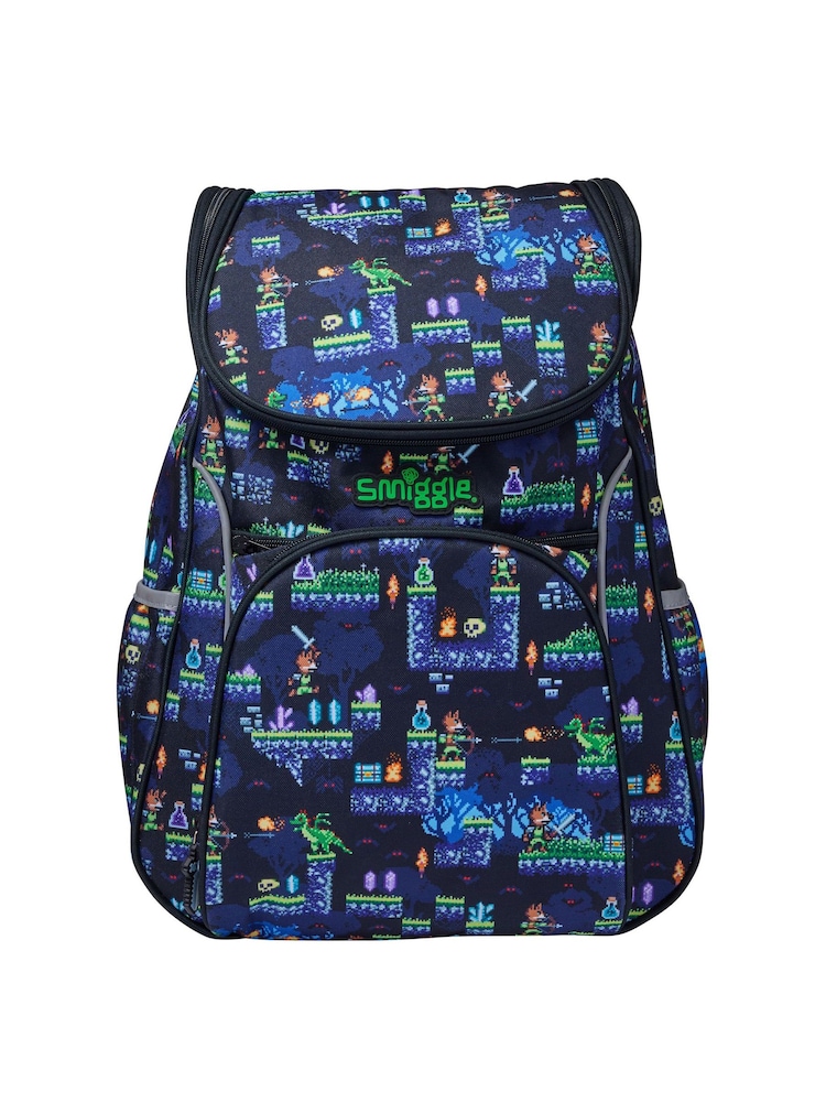 Smiggle Black Freestyle Access Backpack - Image 1 of 3 Smiggle Black Freestyle Access Backpack - Image 1 of 3