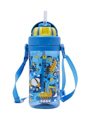 Smiggle Blue Big Dreams Teeny Tiny Plastic Drink Bottle With Strap 400Ml - Image 2 of 3