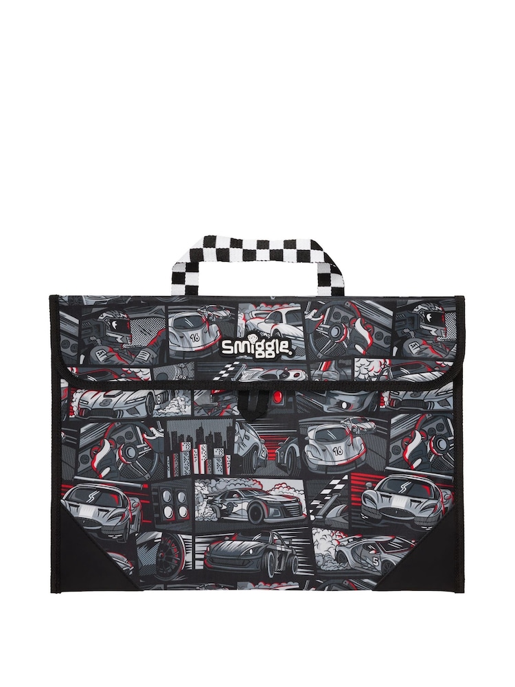 Smiggle Dark Black Limitless Book Bag - Image 1 of 2