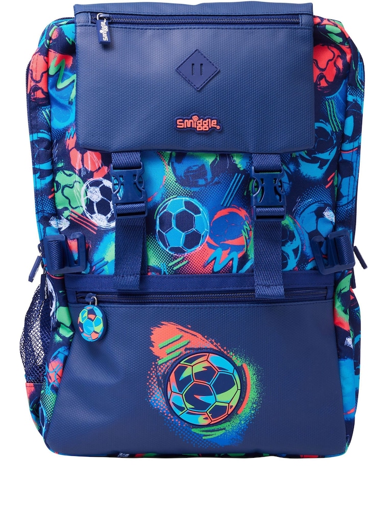 Smiggle Blue Limitless Attach Foldover Bag - Image 1 of 4
