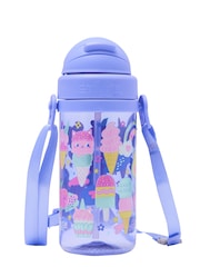Smiggle Purple Happy Tales Teeny Tiny Plastic Drink Bottle With Strap 400Ml - Image 2 of 2