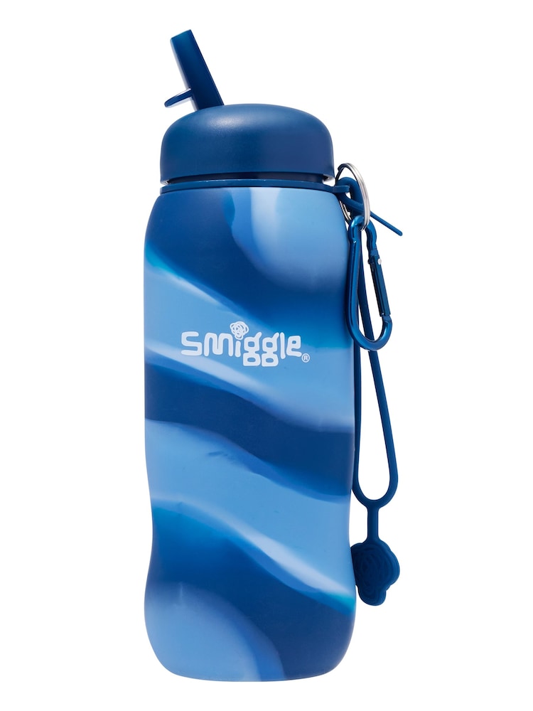 Smiggle Blue Freestyle Silicone Bottle 630ML - Image 1 of 3