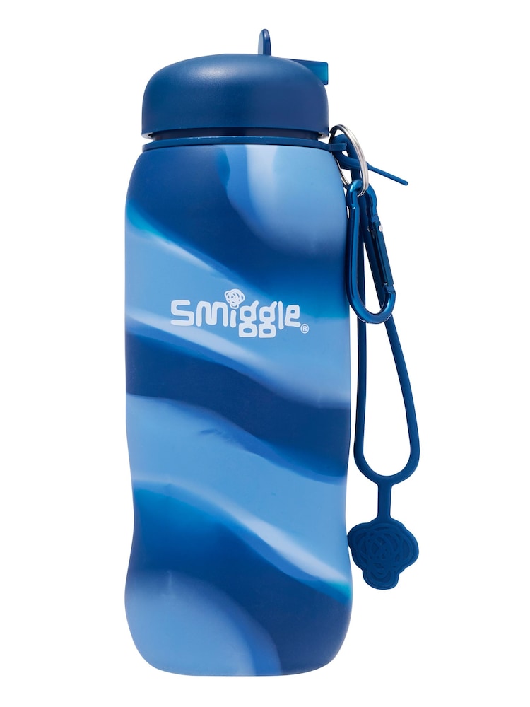 Smiggle Blue Freestyle Silicone Bottle 630ML - Image 2 of 3