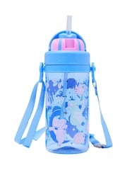 Smiggle Blue Chrome Big Dreams Teeny Tiny Plastic Drink Bottle With Strap 400Ml - Image 2 of 3