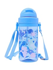 Smiggle Blue Chrome Big Dreams Teeny Tiny Plastic Drink Bottle With Strap 400Ml - Image 3 of 3