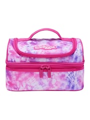Розовый - Двухъярусный контейнер для завтраков Smiggle Freestyle - Изображение 1 из 3
