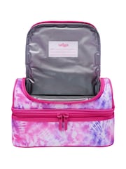 Розовый - Двухъярусный контейнер для завтраков Smiggle Freestyle - Изображение 2 из 3