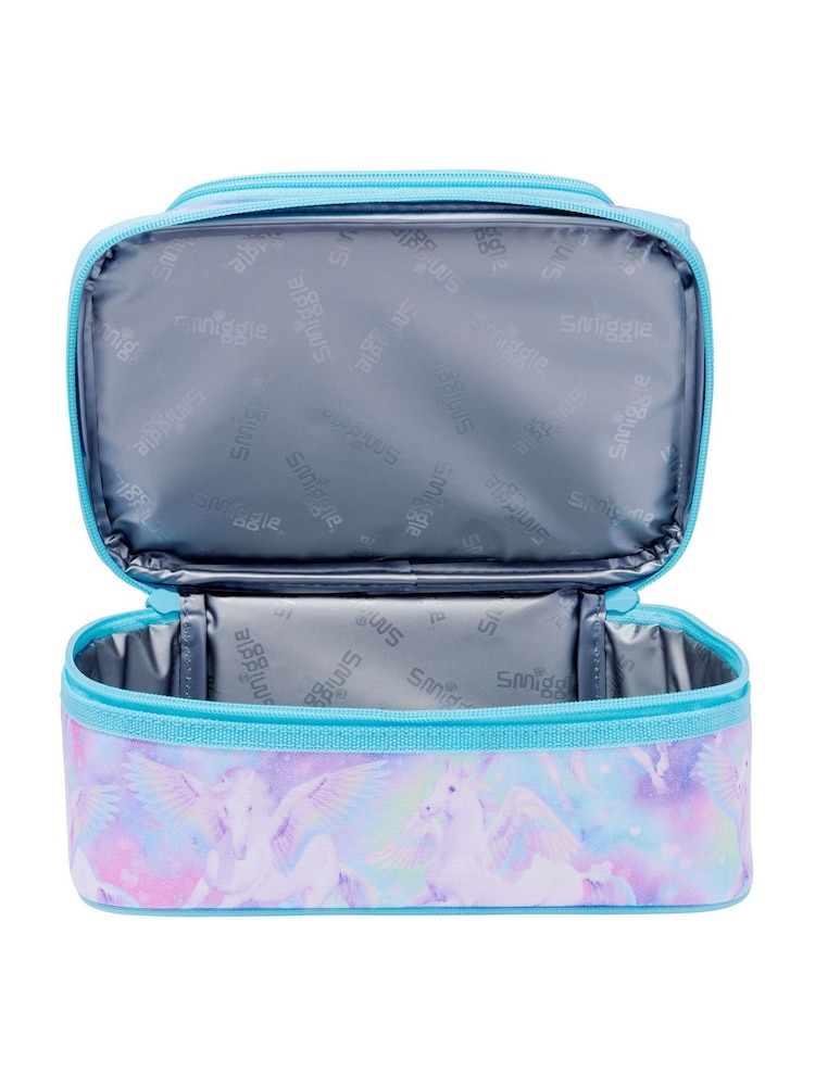 Smiggle Dark Blue Freestyle Double Decker Lunchbox - Image 3 of 3 Smiggle Dark Blue Freestyle Double Decker Lunchbox - Image 3 of 3
