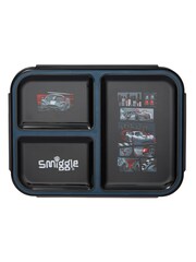 Smiggle Dark Black Limitless Boost Trio Lunchbox - Image 1 of 3