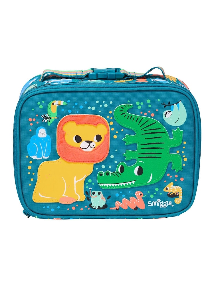 Smiggle Green Big Dreams Teeny Tiny Square Lunchbox - Image 2 of 5