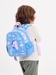 Smiggle Blue Big Dreams Teeny Tiny Backpack With Detachable Plush Toy - Image 5 of 6