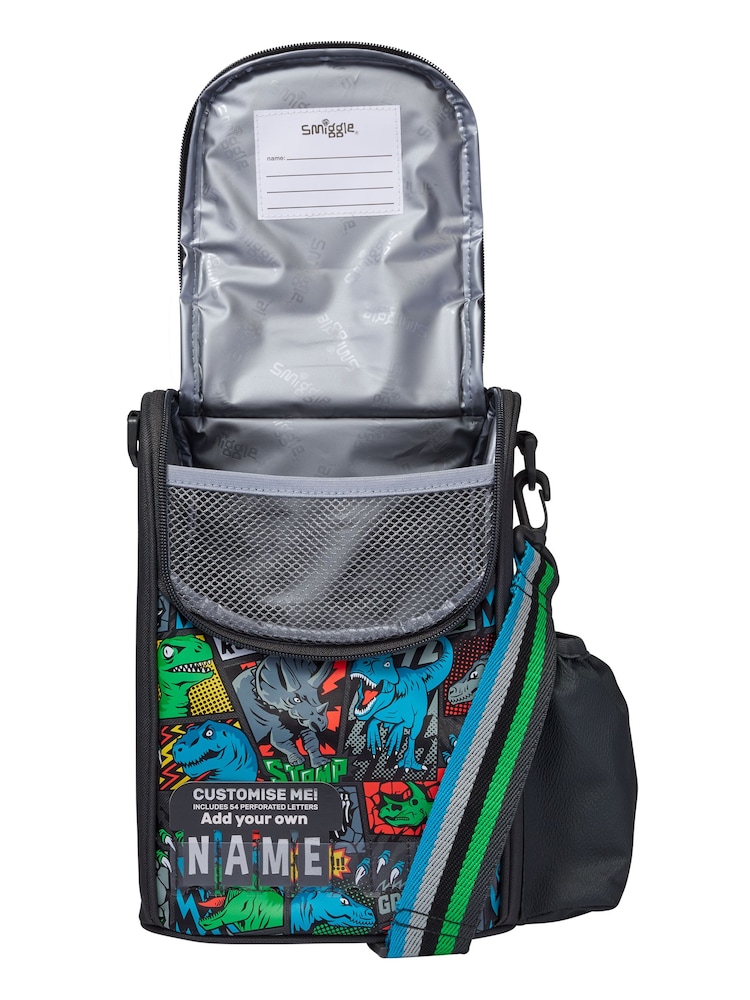 Smiggle Grey Happy Tales Junior Id Lunchbox With Strap - Image 4 of 4