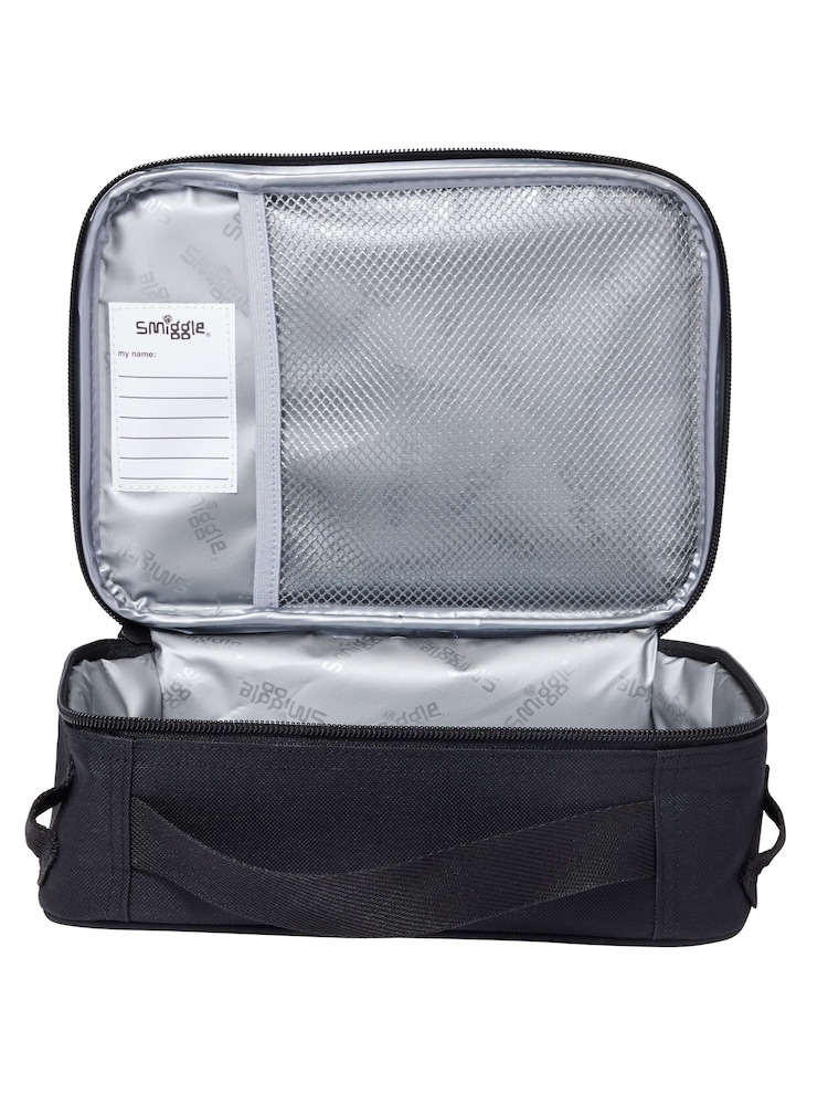 Schwarz - Smiggle, Limitless Oblong, Lunchbox mit Namensetikett - Bild 2 von 5