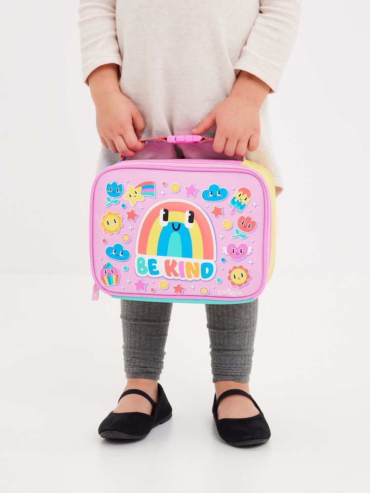 Smiggle Pink Big Dreams Teeny Tiny Square Lunchbox - Image 4 of 4