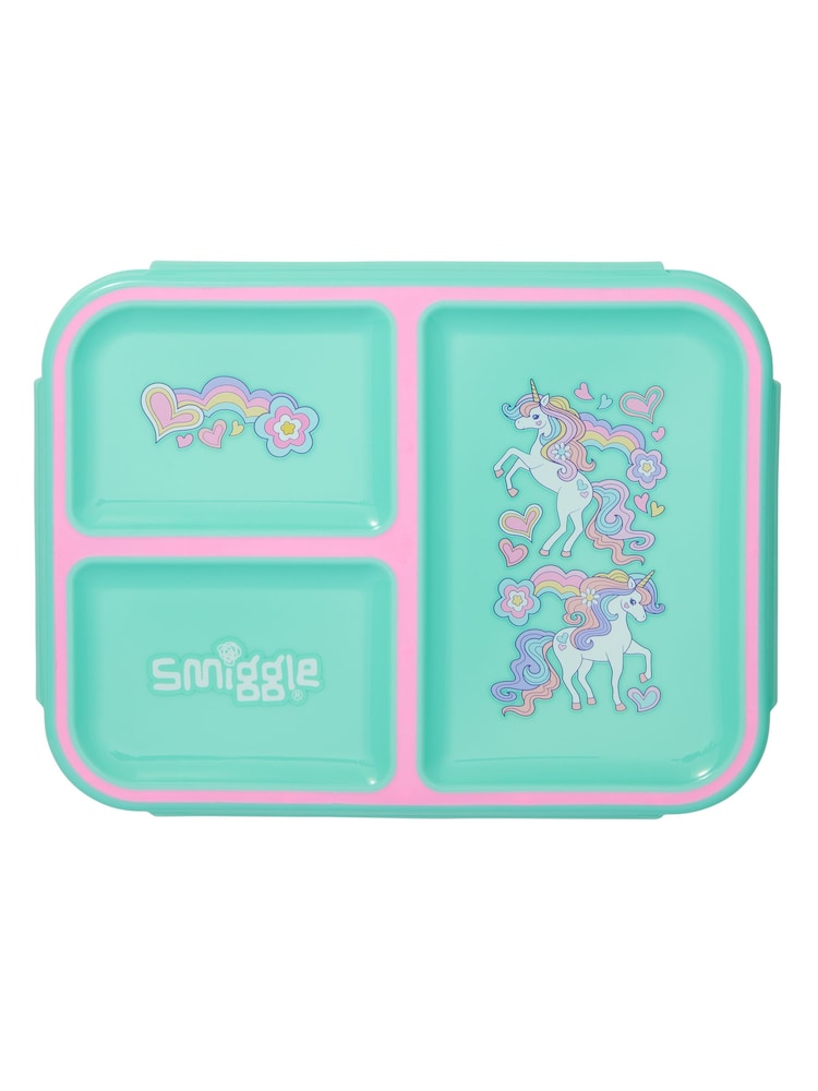 Smiggle Green Limitless Boost Trio Lunchbox - Image 1 of 3