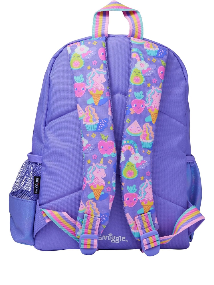 Smiggle Purple Happy Tales Junior Id Backpack - Image 2 of 5