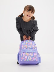 Smiggle Purple Happy Tales Junior Id Backpack - Image 4 of 5