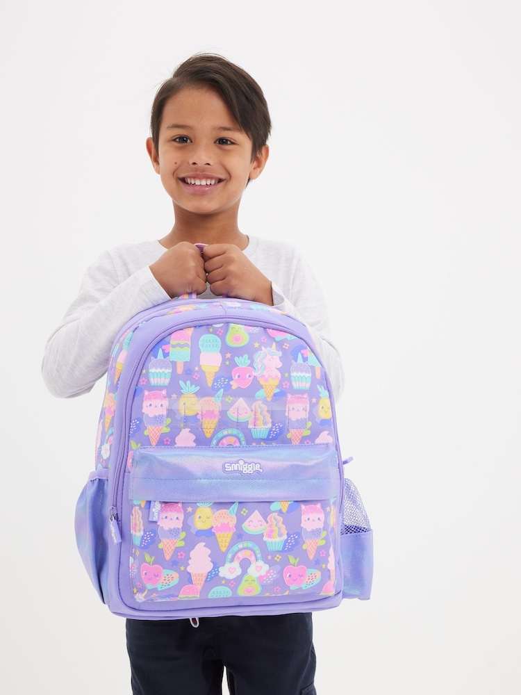 Lila - Smiggle Happy Tales Junior Id Rucksack - Bild 5 von 5 Lila - Smiggle Happy Tales Junior Id Rucksack - Bild 5 von 5