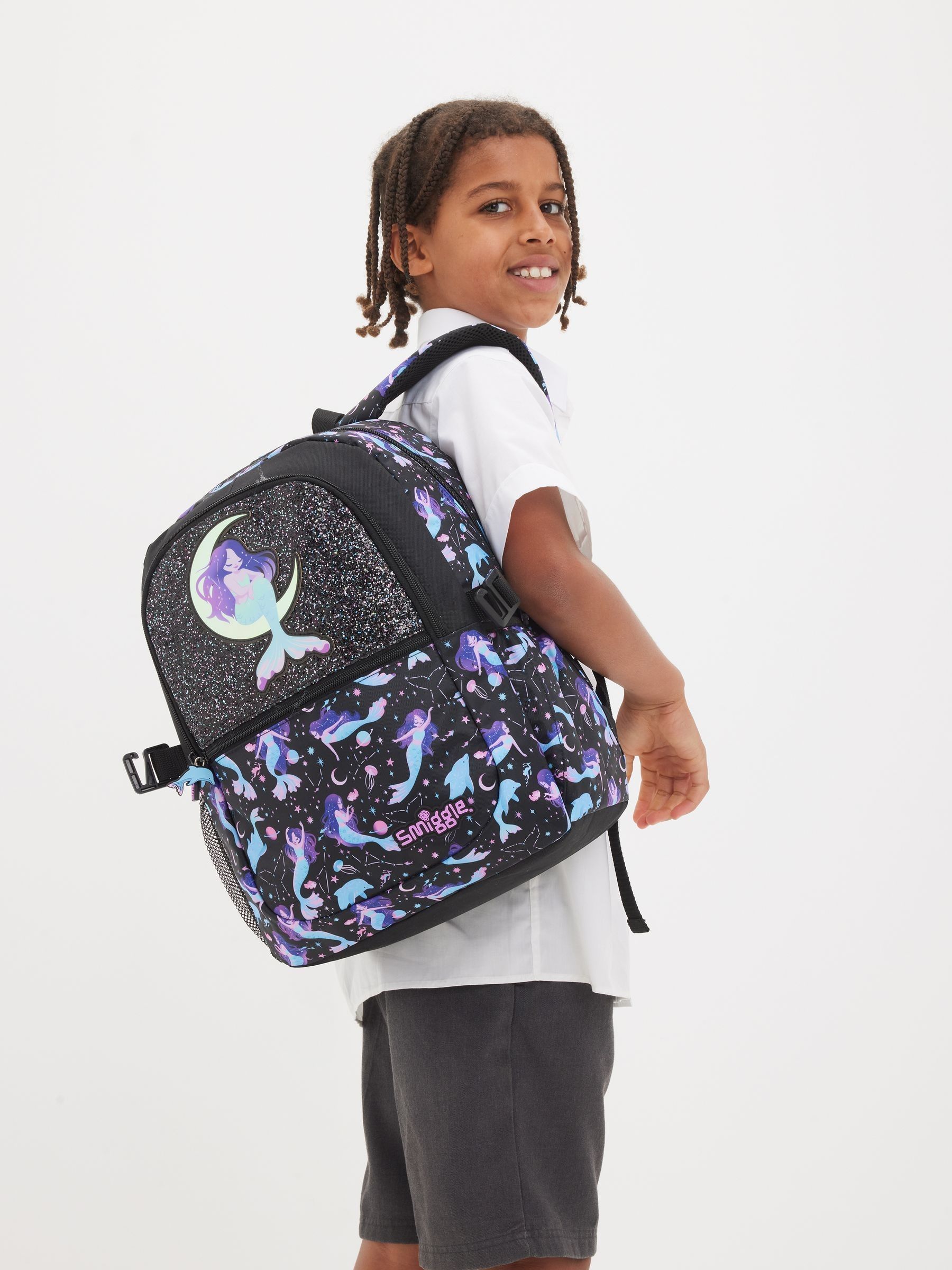 Buy Smiggle Black Limitless Classic Attach Backpack from Next Canada
