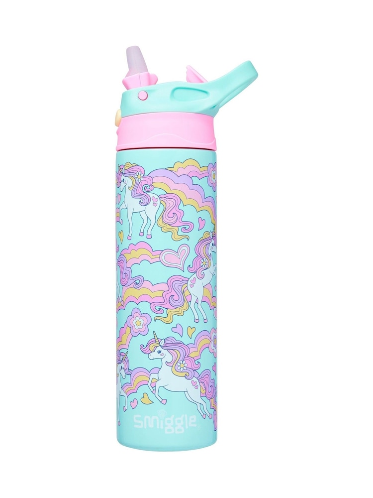 Smiggle Green Limitless Insulated Stainless Steel Flip Drink Bottle 520Ml - Image 1 of 2
