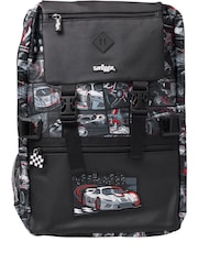 Smiggle Dark Black Limitless Attach Foldover Bag - Image 1 of 4
