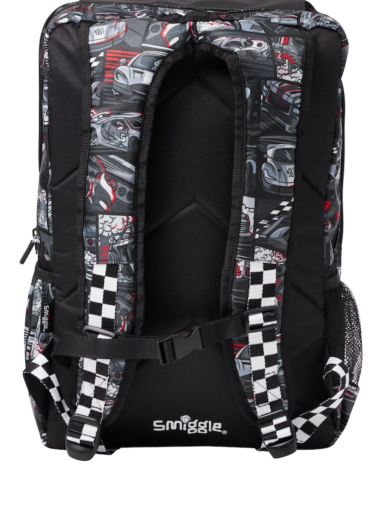 Smiggle Dark Black Limitless Attach Foldover Bag - Image 2 of 4