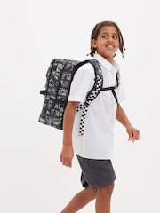 Smiggle Dark Black Limitless Attach Foldover Bag - Image 4 of 4