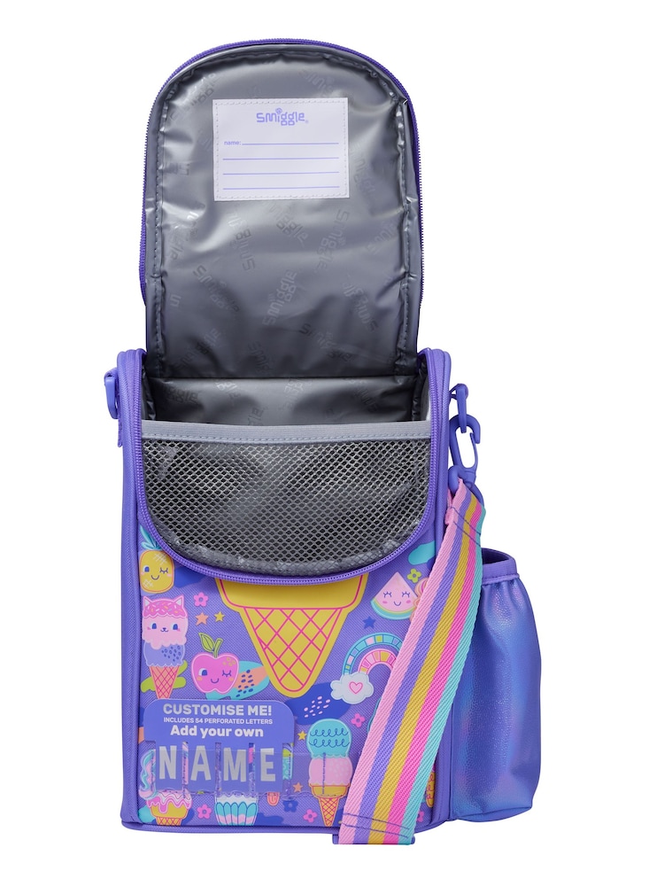 Smiggle Purple Happy Tales Junior Id Lunchbox With Strap - Image 2 of 4