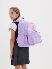 Smiggle Purple Limitless Oblong Attach Id Lunchbox - Image 4 of 4